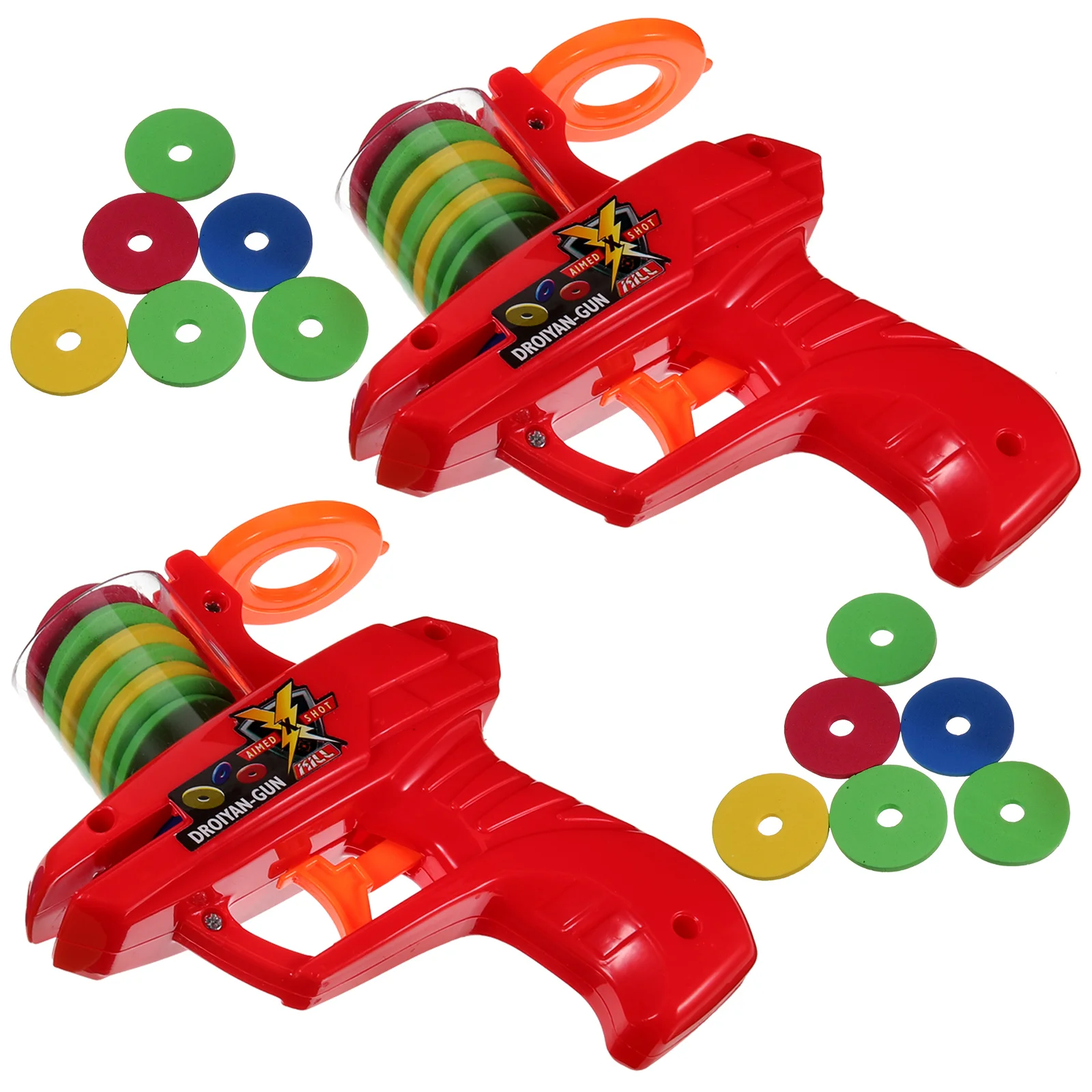 

2 Pcs Disc Launcher Flying Toy Interactive Toys Filler Plaything Children Eva Outdoor Training Toddler