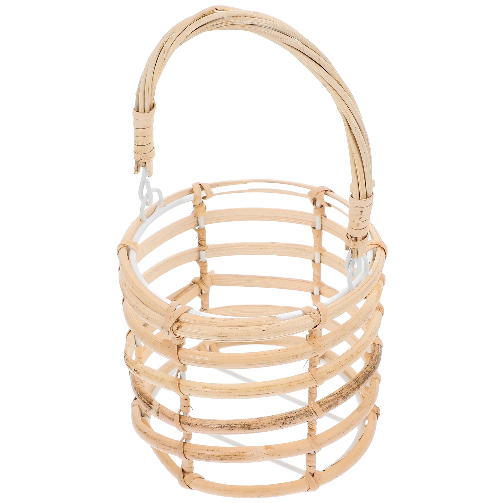 Linterna de ratán, soporte de aromaterapia, suelo decorativo hecho a mano, forma de jaula de pájaros, diseño nórdico para noches acogedoras