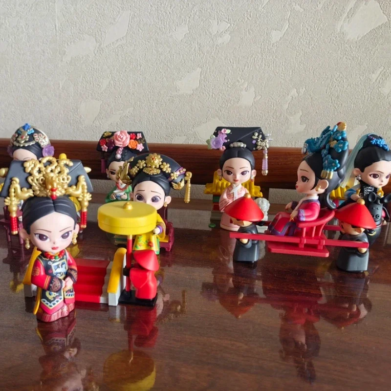 Legend Of Zhen Huan Empresses Series Model Blind Box Chinses Style Anime Figure Table Decoration Mystery  Girl Surprise Gift Toy