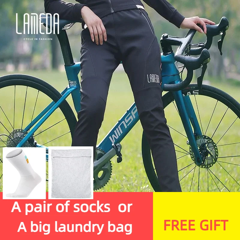 Lameda Cycling Pants Women Winter Warm Long Bike Pants Fleece Cycling Trousers Windproof Mtb Bicycle Pants Women Cycling Pants