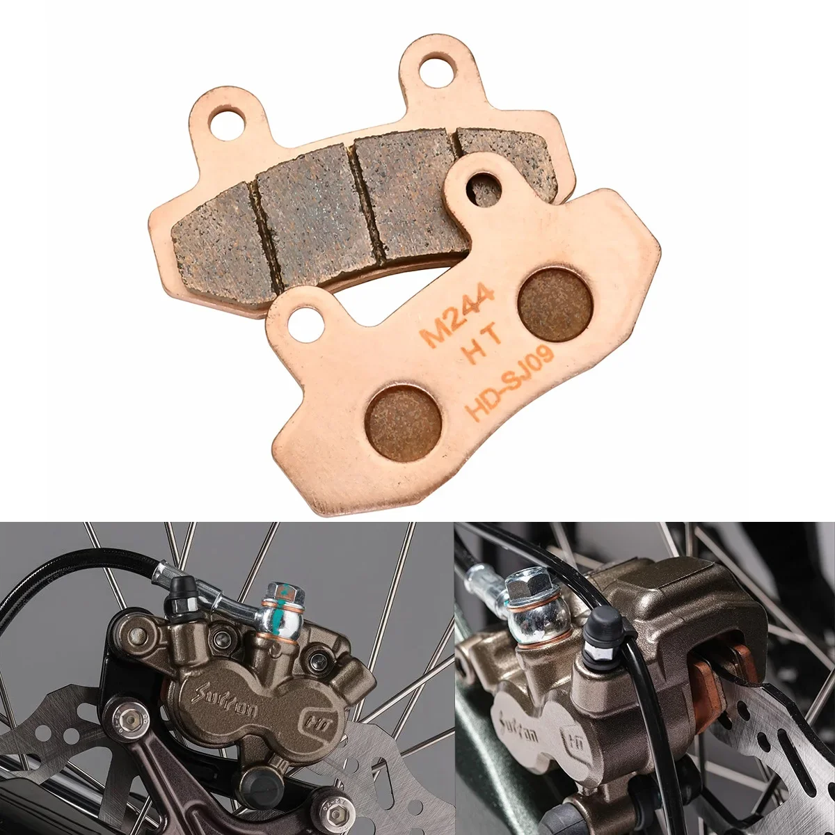 

Electric Motorcycle Accessories OEM Original Front Rear Brake Pads Copper Based Sintering For Surron Ultra Bee Enduro Dirt Bike