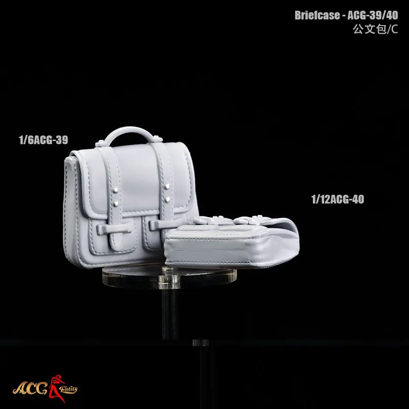 ACG-39 1/6 1/12 Bilancia Accessori di Scena Valigetta Custodia per documenti Borsa in pelle PU Modello per 12 pollici 6 pollici Action Figure Doll