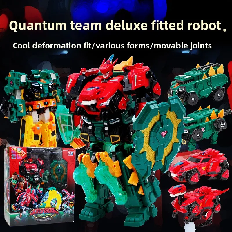 

Quantum Team Battle Pack: Qianglong God of War & Warriors | Transforming Robot Toys for Boys' Epic Battles|AULDEY Premium Set