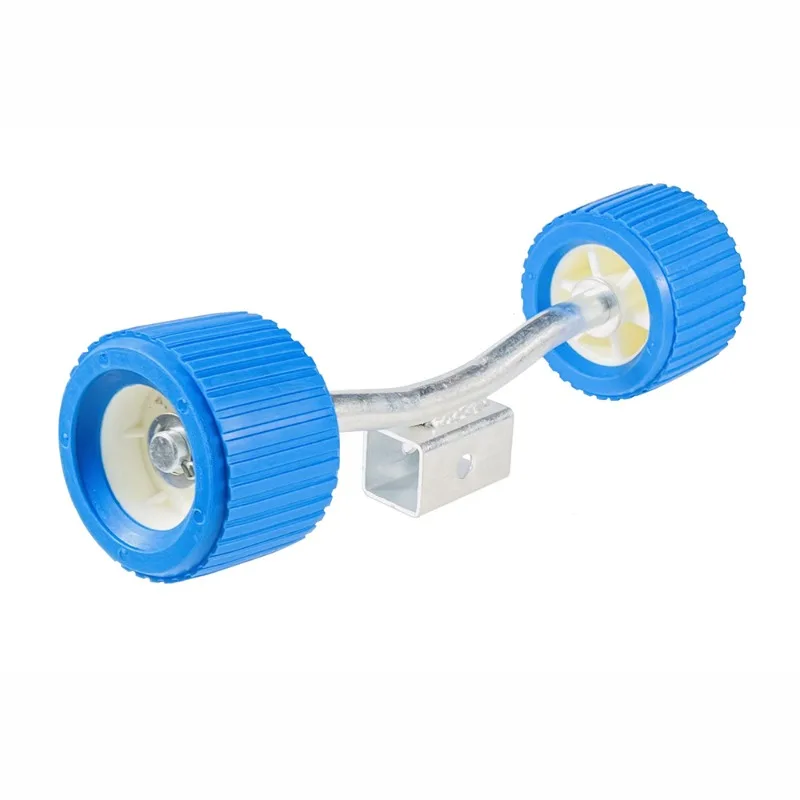 ​Boat Trailer Side Roller with Bracket, Heavy Duty Rubber Roller for Yacht and Inflatable Boat Trailers