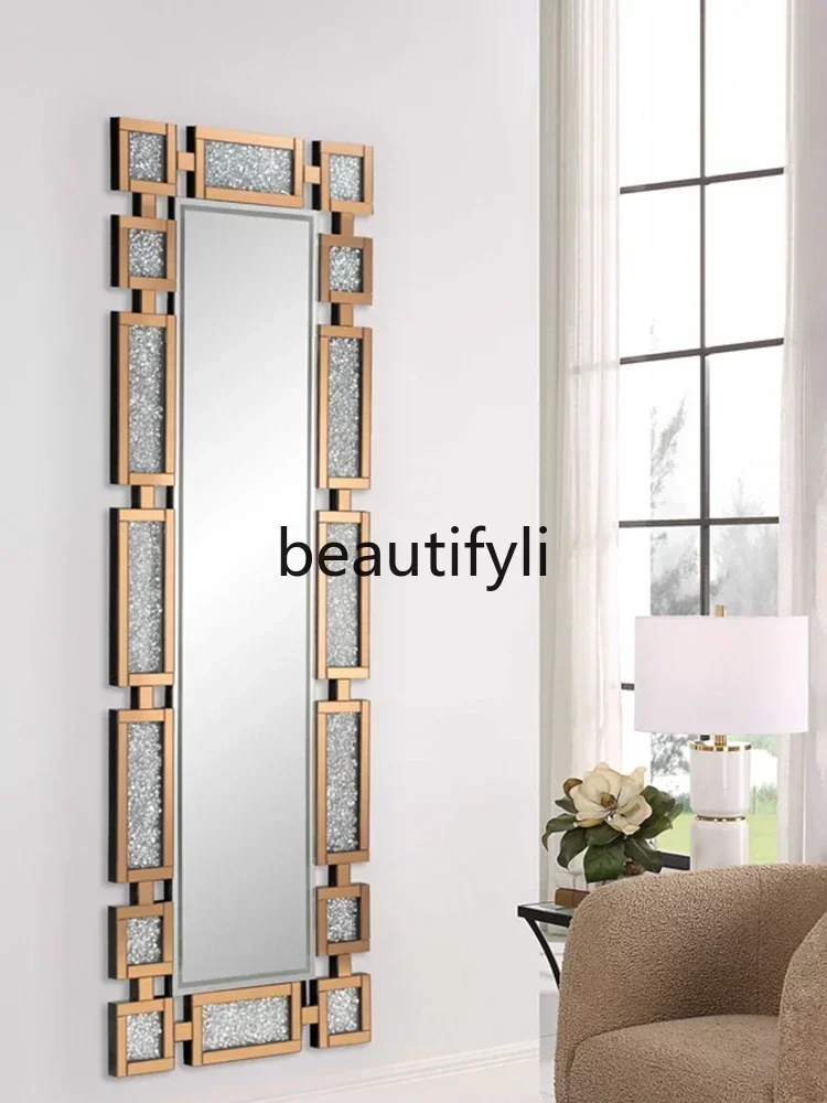 

yj5 Three-dimensional makeup fitting mirror wall-mounted dormitory large sticker wall-mounted wall glass