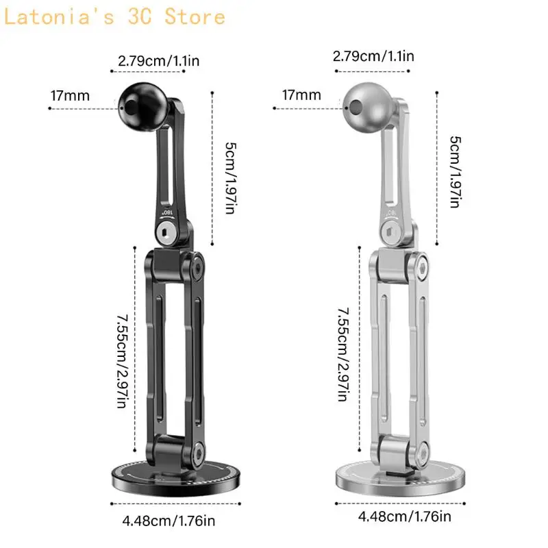 Universal 17mm Kugelgelenk Aufkleber Pad Telefon Halterung Basis Für Auto Lkw Desktop X3UB – Detail 6