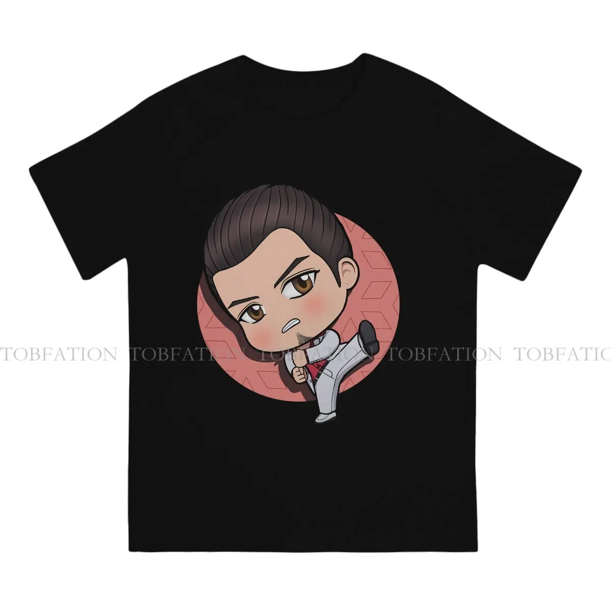 Chibi Essential Newest TShirts Yakuza Kiwami Dragon Male Harajuku Fabric Tops T Shirt O Neck 