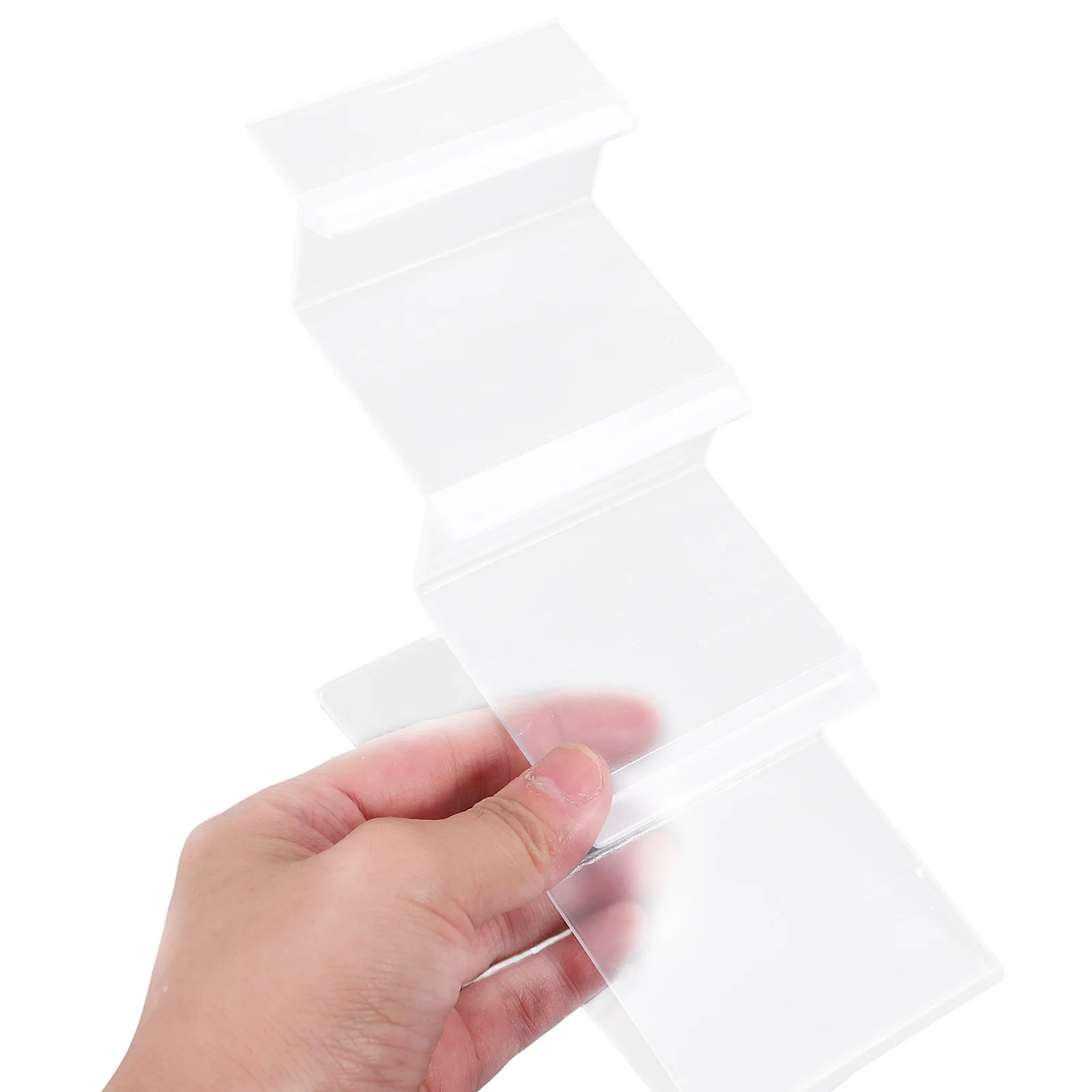 Acrylic Wallet Holder Transparent Display Rack 3 Layers Wide 7CM Purse ganizer Jewelry Glasses Storage Shelf - Image 6