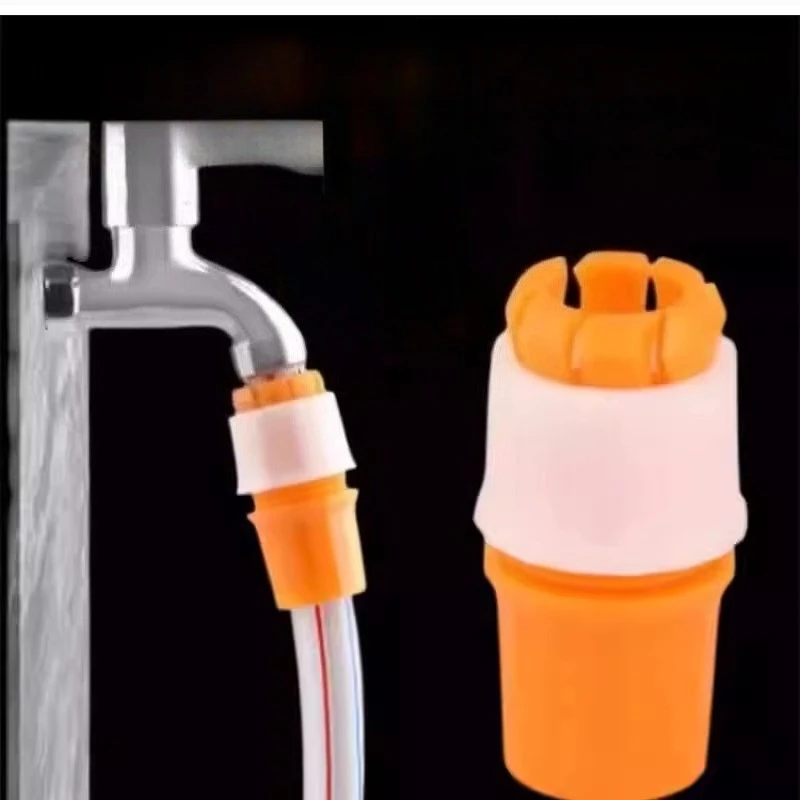 New Universal Faucet Quick Connector Push Fit Water Pipe Joiner, No Hot Melt Plumbing Fitting