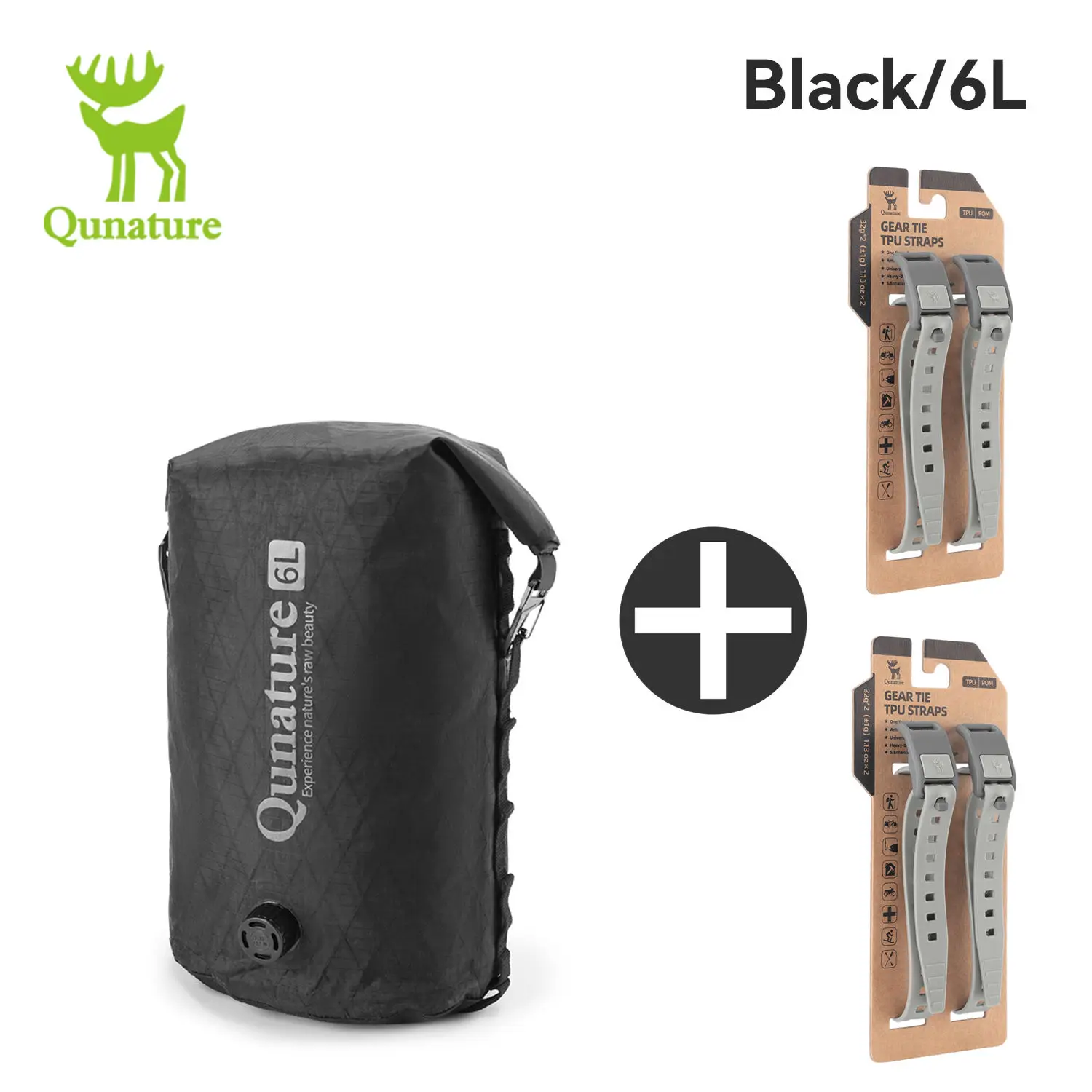 

Водонепроницаемая компрессионная сумка Qunature 6L для велопоходов, с ремнями для крепления, креплением для фляги, для велосипедов RB и MTB, для путешествий и велоспорта