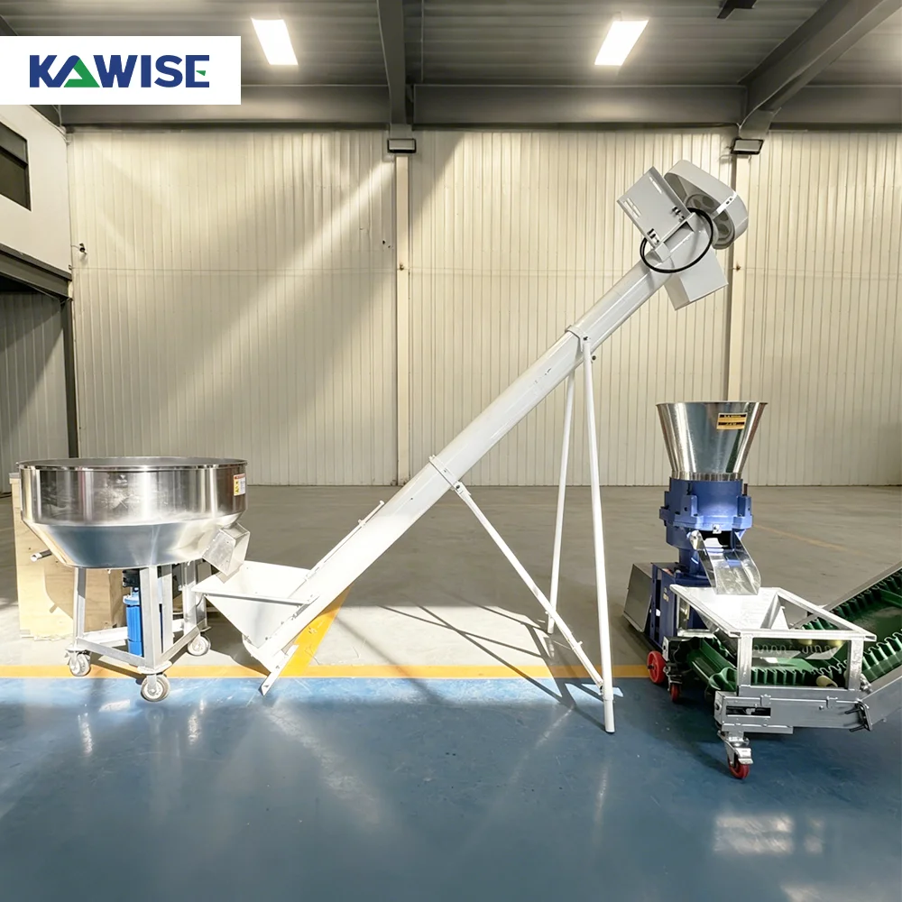 AIROW Mini Feed Pellet Manufacturing Plant for Chicken Cattle Sheep Rabbit and Animal Feed Processing