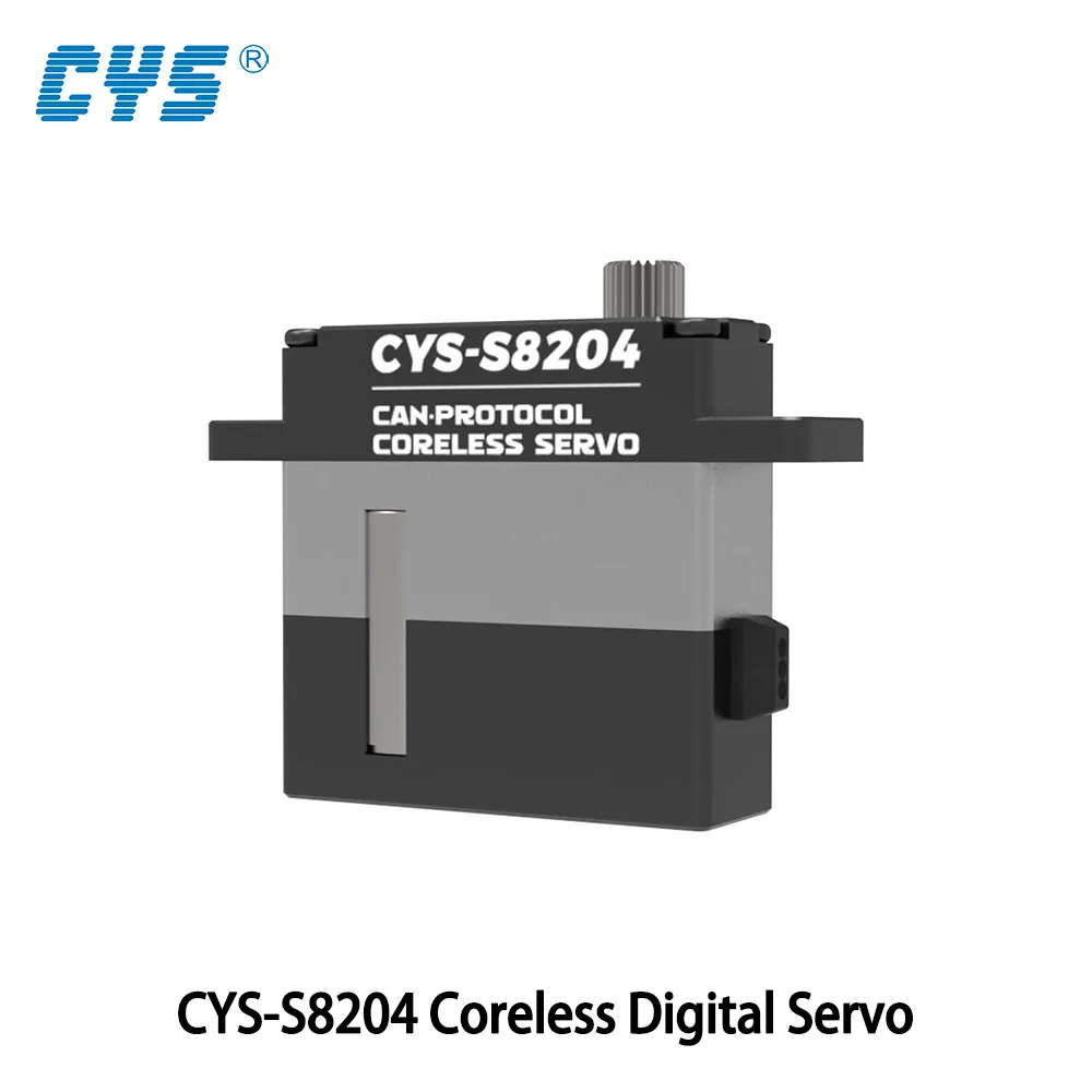 

CYS-S8204 Can Protocol 28g 10kg Torque Coreless Metal Gear Digital Servo for Drone and Plane RC Accessories