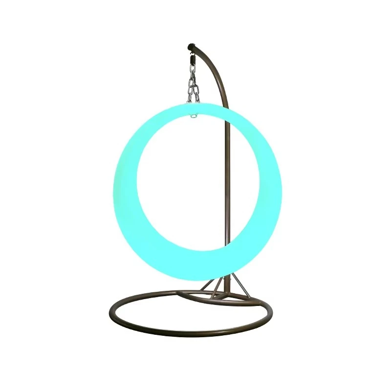 Outdoor and indoor home decoration LED furniture set for living rooms, resorts and gardens - stylish light luxury modern metal