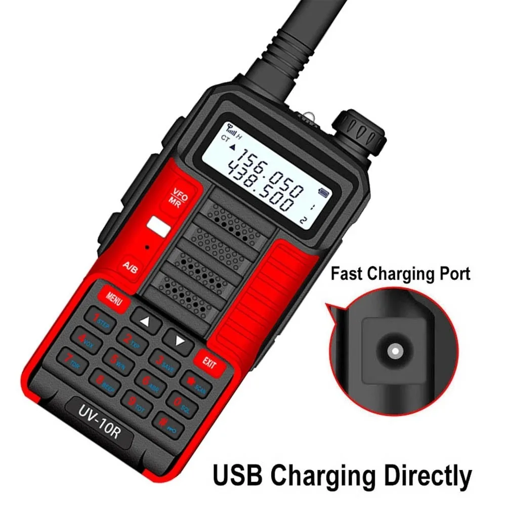 Baofeng Walkie-talkie UV Dual-stage Genggam Baterai Kapasitas Besar Tahan Lama Siaga Luar Ruangan Genggam Daya Tinggi