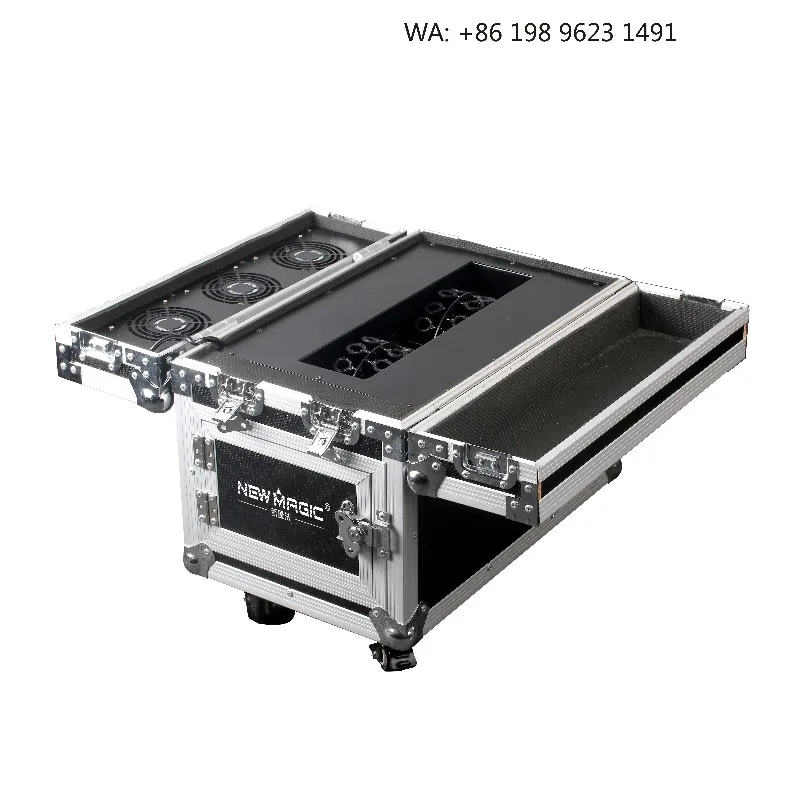 Professional Electronic Bubble  DMX512 Remote Control Portable Stage Bubble Maker with Flight Case for Wedding Party Live Stage