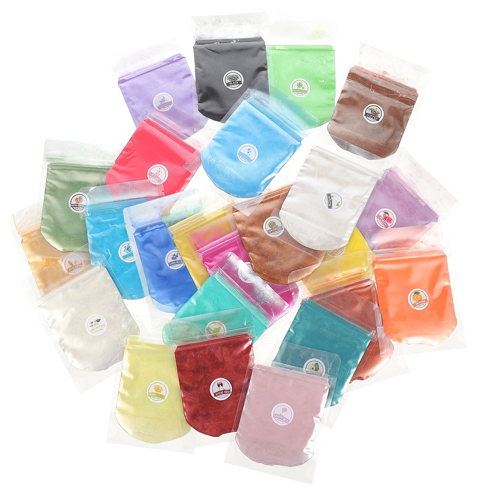 

Mica Powder For Nail Art Luster Pigment Multi-Use Diy Blusher Eyeshadow Lip Gloss Resin Soap Making Craft Material