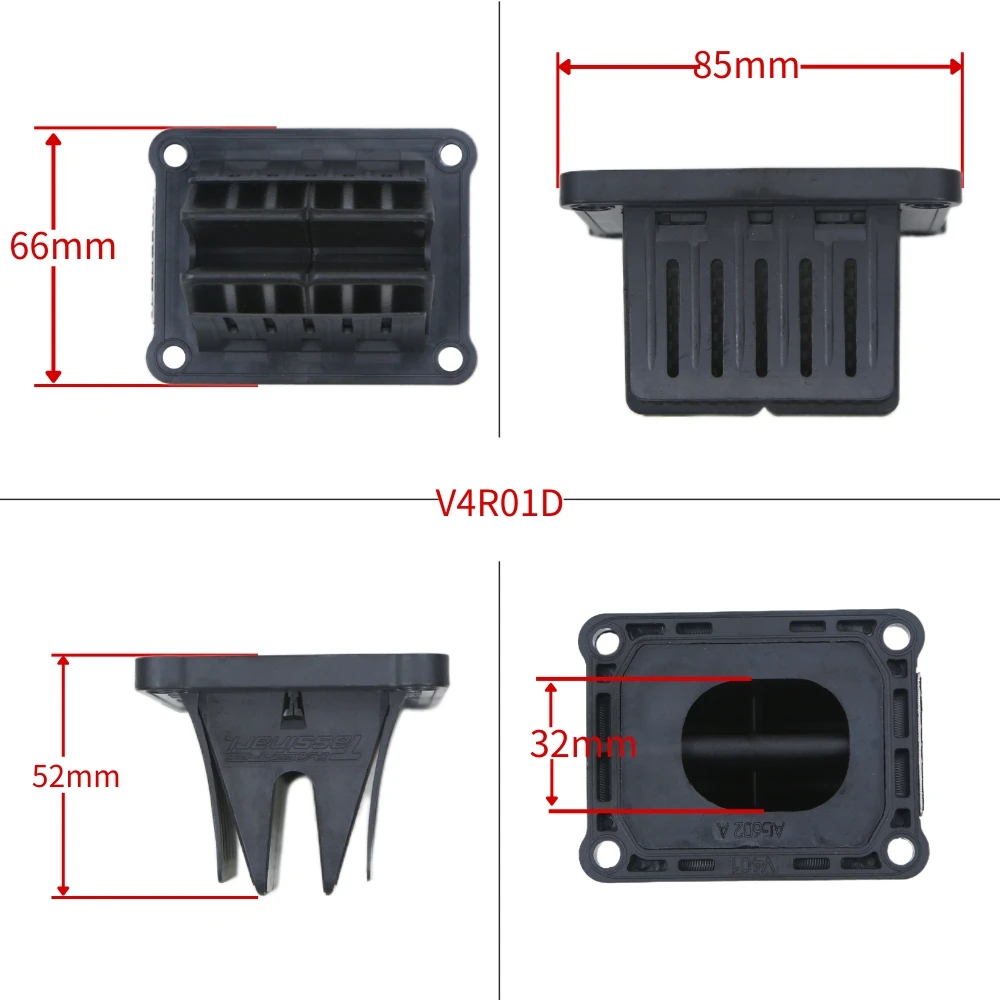 V4R01D V-Force Motorcycle Reed Valve Vforce 4 Carbon Fiber For Honda CR125 NSR125 1987-2002