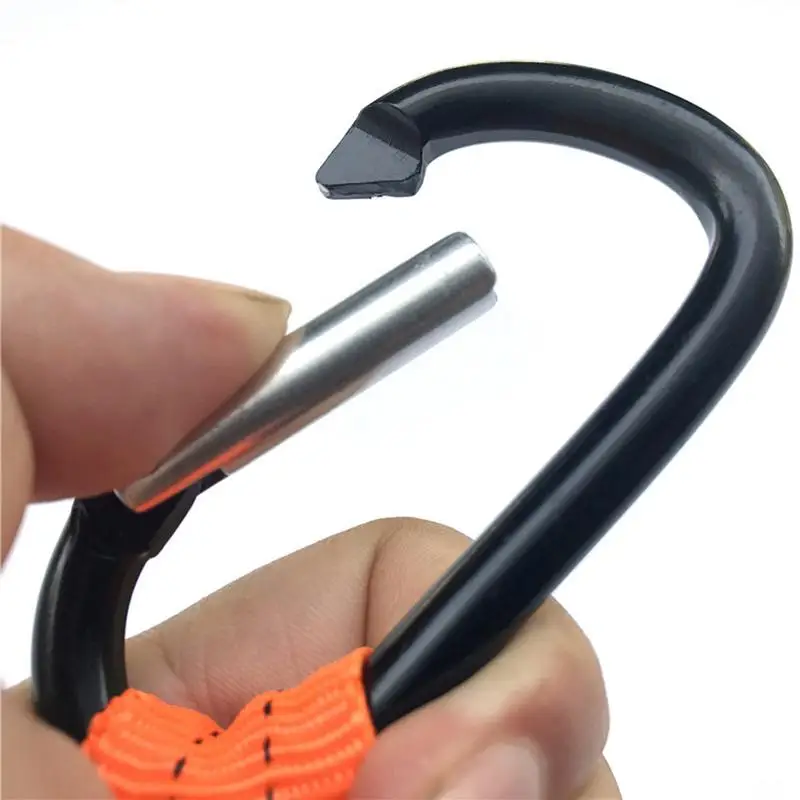 Safety Bungee Tether Tool Lanyard Lanyard Retractable Safety Rope With Carabiner Telescopic Elastic Rope Tool For Climbing image 3
