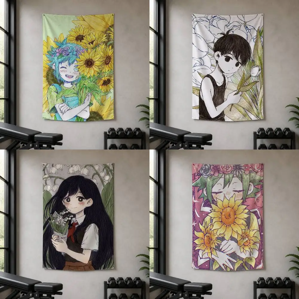 Horror Video Game Omori Classic Decorative Art Flag Banner for Picnic Camping Party and Home Decor