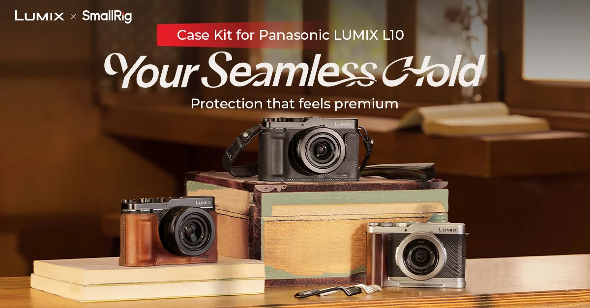 SmallRig L-förmiger Haltegriff für Panasonic LUMIX L10, integrierter Silikongriff mit Arca-Swiss Schnellwechselplatte für Stativ – Detail 10