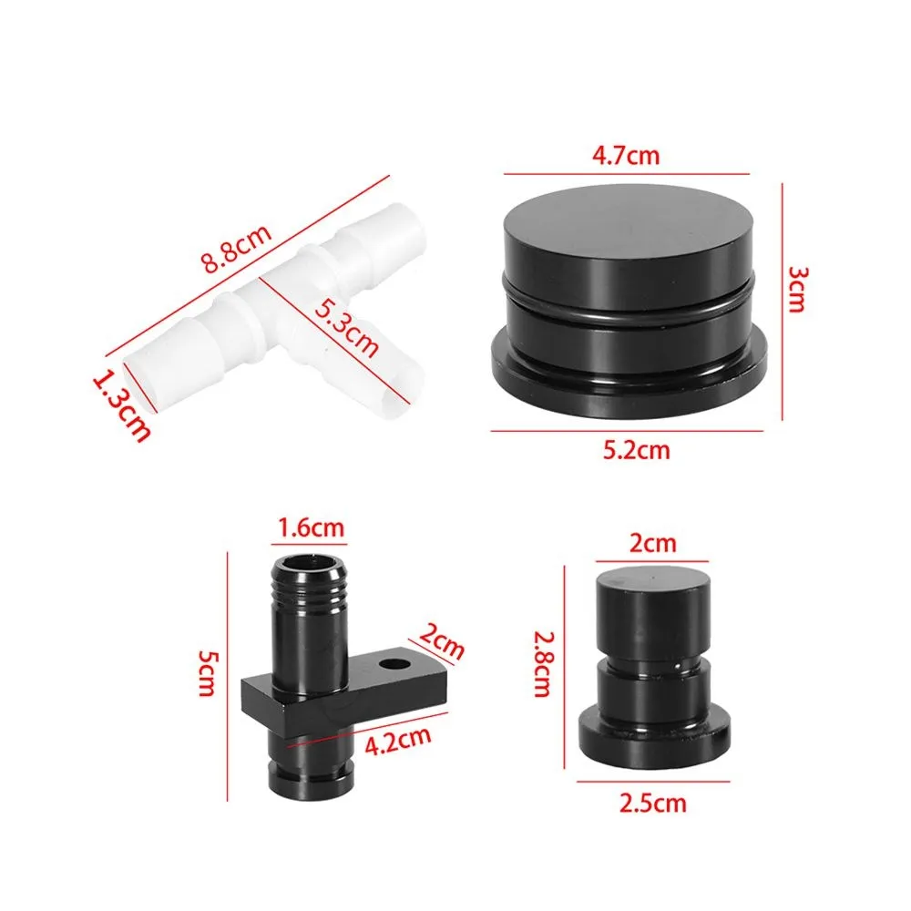 Hot Resonato Engine Fit for Durmax Lly Lbz Lmm Black Aluminum Pcv 6.6L Diesel Engine Adapter Kit Parts Supplies Easy To Install