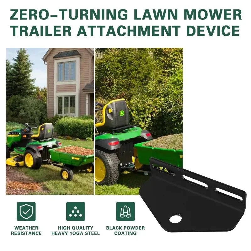 Car Trailer Winch Hitch Cradle Mount Plate Lawn Mower Trailer Hitch Universal Receiver for Recovery for Atv Utv Truck