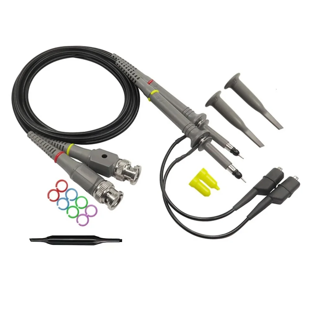 Osciloscópio Sonda Kit para Tektronix Scope Clip Test Probe P6100 Dc100mhz hp x1 X10 Atacado Pcs
