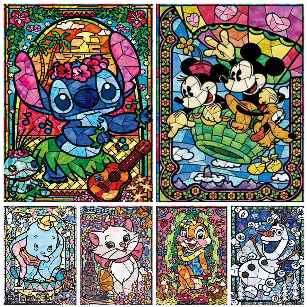 Disney 5D Cartoon Characters Craft Set 1