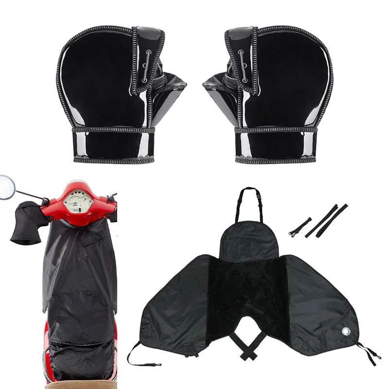 Motorcycle Winter Quilt Cover For Honda For Peugeot Scooters Leg Cover Knee Blanket Warmer Electric Vehicle Waterproof Windproof