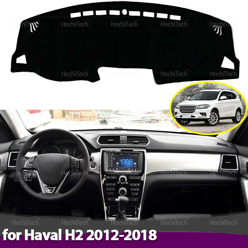 Für Great Wall Haval H2 2012 2013 2014 2015 2016-2018 Auto-Armaturenbrett-Abdeckung, vermeiden Sie Lichtpolster, Anti-UV-Teppiche, rutschfeste Matte