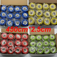 24Rolls Medical Adhesive Bandage Elastic Breathable Sports Self Adhesive Tape Camouflage Wrap Finger Tape Wrist Ankle First Aid