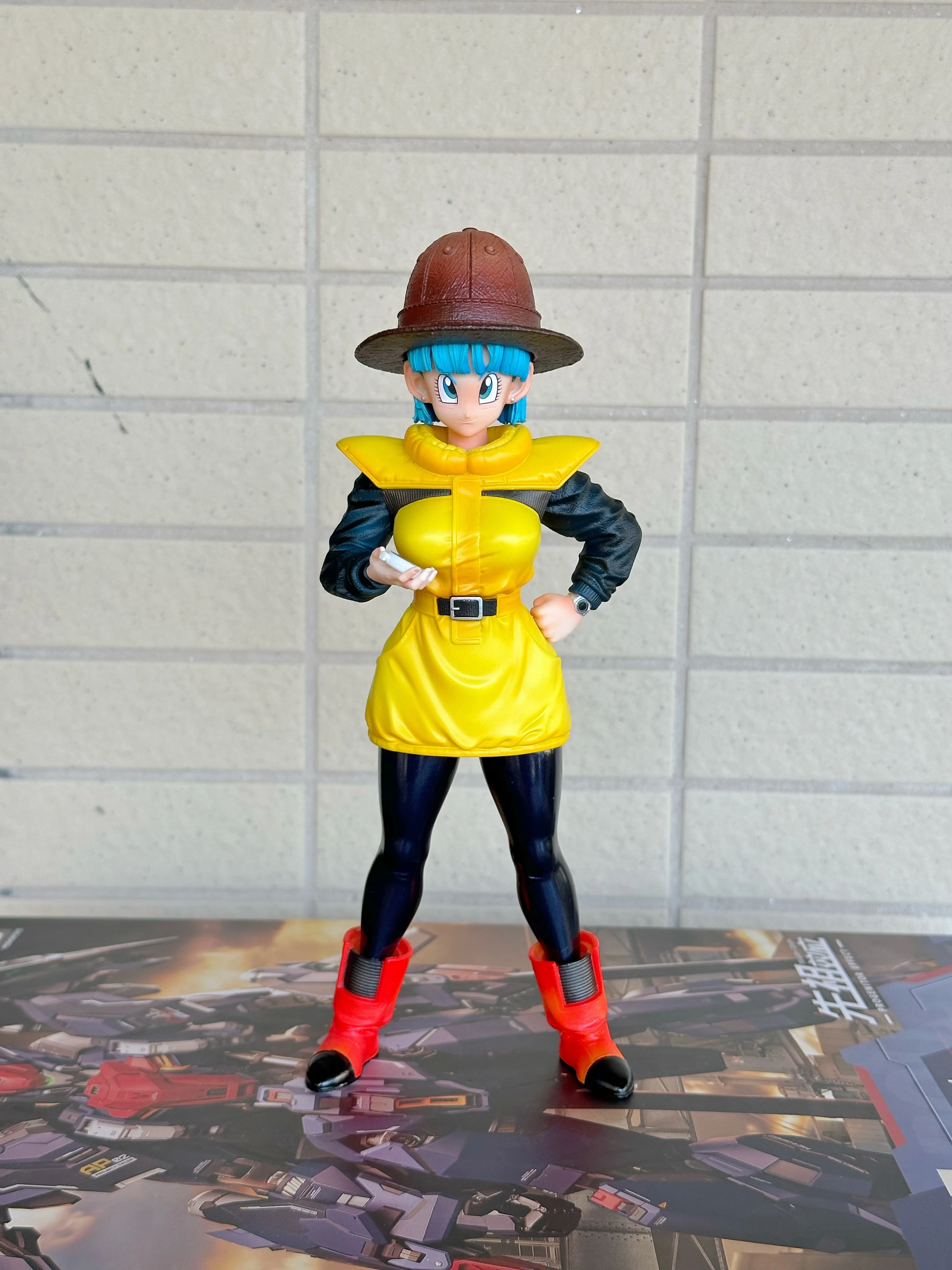 23cm Dragon Ball Bulma Vf Replaceable Head Anime Figure Model Statue Boys Collection Desktop Decoration Ornament Toys Gifts