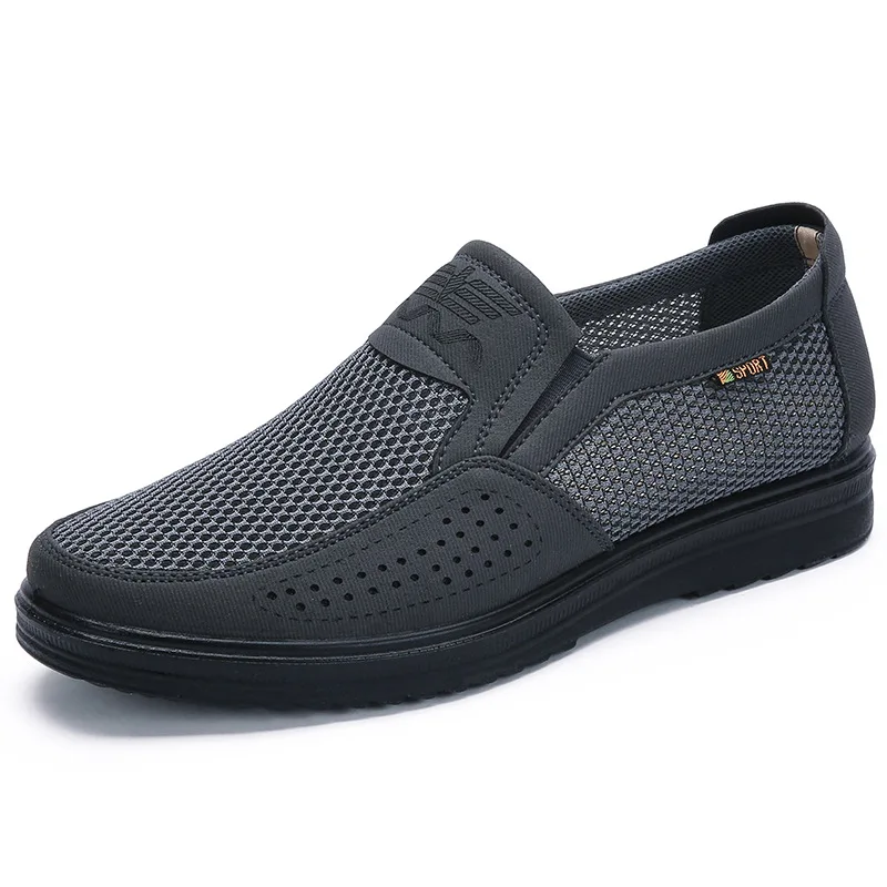 

Men's Casual Shoes Men Brand Summer Style Mesh Flats Shoes For Men Loafers Leisure Shoes Breathable Comfortable Footwear