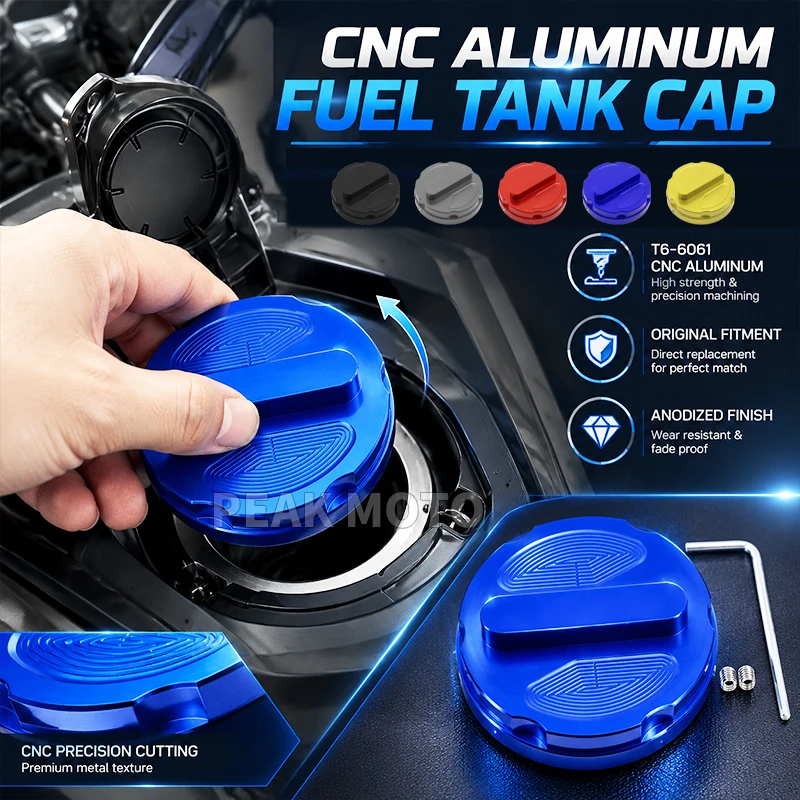 Motorcycle Accessories Fuel Tank Cover Petrol Box Cap For Honda PCX125 PCX150 PCX160 PCX160-CBS ADV350 FORZA350 NSS350