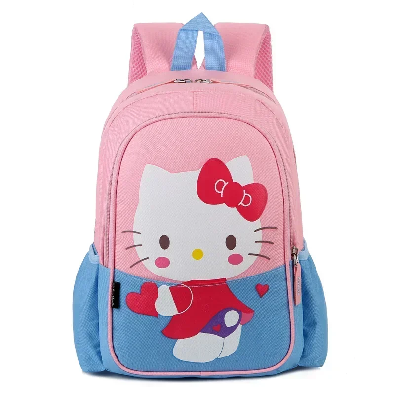 Sanrio hello kitty bolso escolar mochila para niños nuevo bolso de lona lindo de dibujos animados para niño y niña