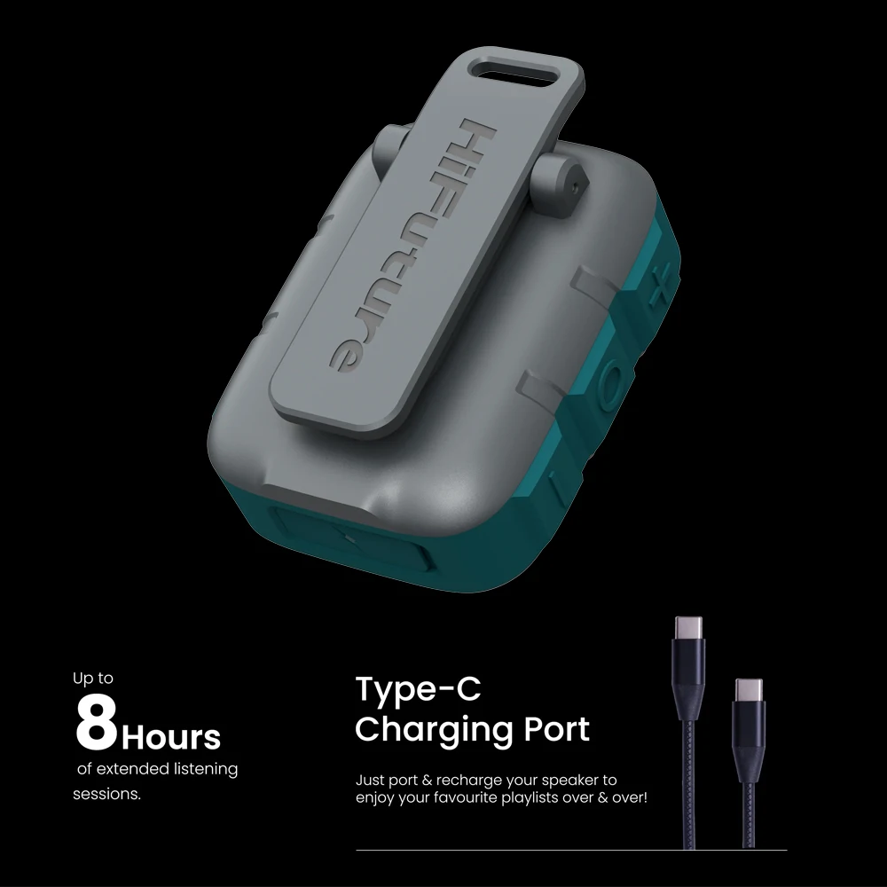 HiFuture Pocket S Bluetooth Outdoor Speaker Mini Wearable Portable Lightweight Waterproof