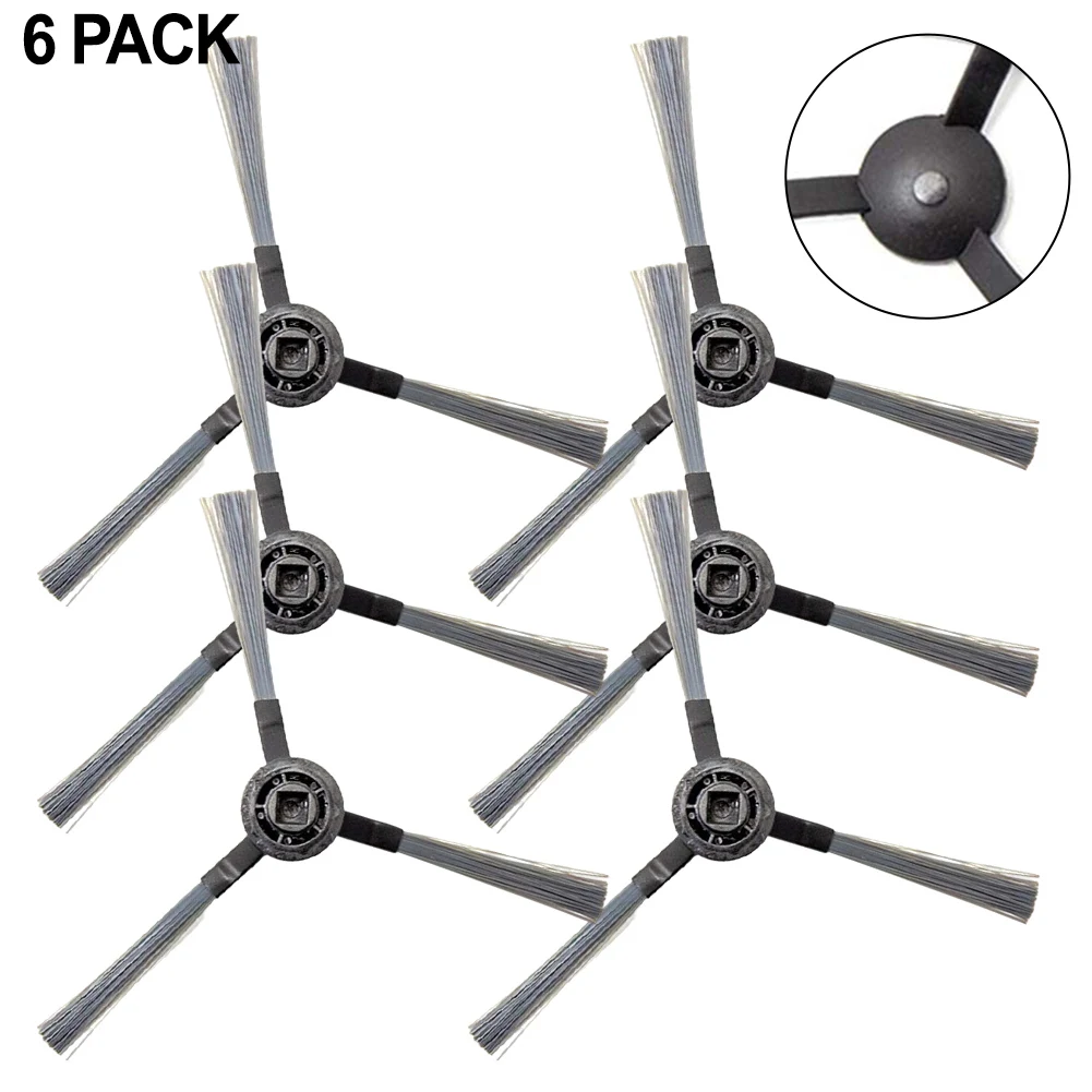 6pcs Side Brushes For BObsweep For Dustin / For Orb-i / For RC400/ For Ultra-Vision Vacuum Cleaner Accessories