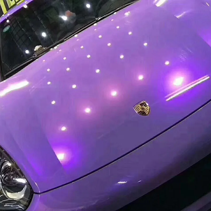 Car vinyl Popular Style Hot Selling Premium Magic Twin Color Candy Purple liner working with  car protector Vinyl film