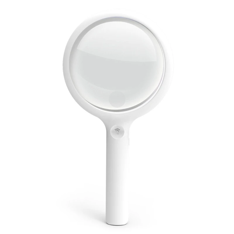 

Glasses with Light LED Large Glass 110mm Glass Magnifier with 3 Light Modes 30x/60x for Seniors