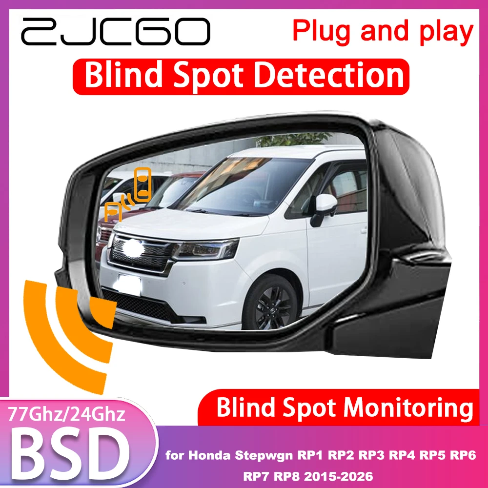 for Honda Stepwgn RP1 RP2 RP3 RP4 RP5 RP6 RP7 RP8 2015-2026 OEM Blind Spot Detection Monitoring Warning Lane Assist System 77GHz