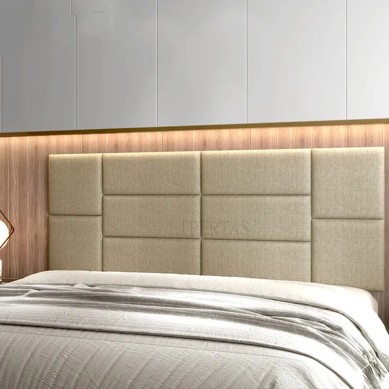 Headboard Soft Bag Self-adhesive Bed Pillow Cushion Stickers Family Bedroom Mural 3D Wall Stickers Home Decor One Piece