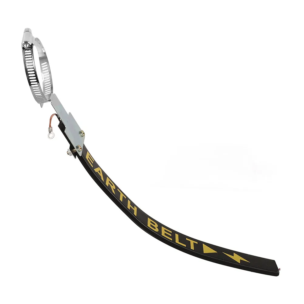 Car Static Discharge Ground Wire Hanging Design Vehicle Static Grounding Belt for Driving Safety Comfort Black Auto Earth Strap