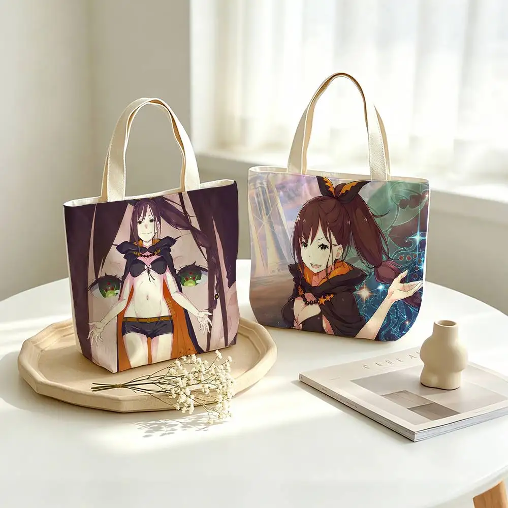Re Z-ZERO Shaula  Printed Canvas Tote Bag Shoulder Bag Commuter Mommy Shopping Bag