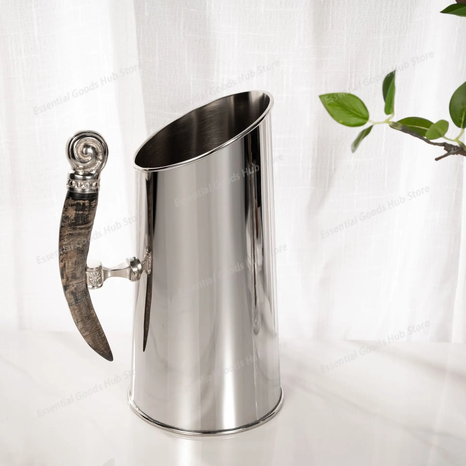 

Modern Simple Stainless Steel Ice Bucket Water Bottle Decoration Soft Decoration Creative Home Furnishings Decorative Ornaments