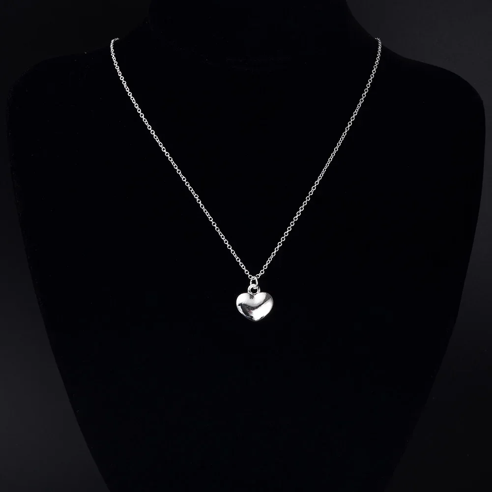 

New Street all-match 925 Sterling Silver Solid fine heart Necklace For Women Fashion designer party wedding Jewelry Holiday gift