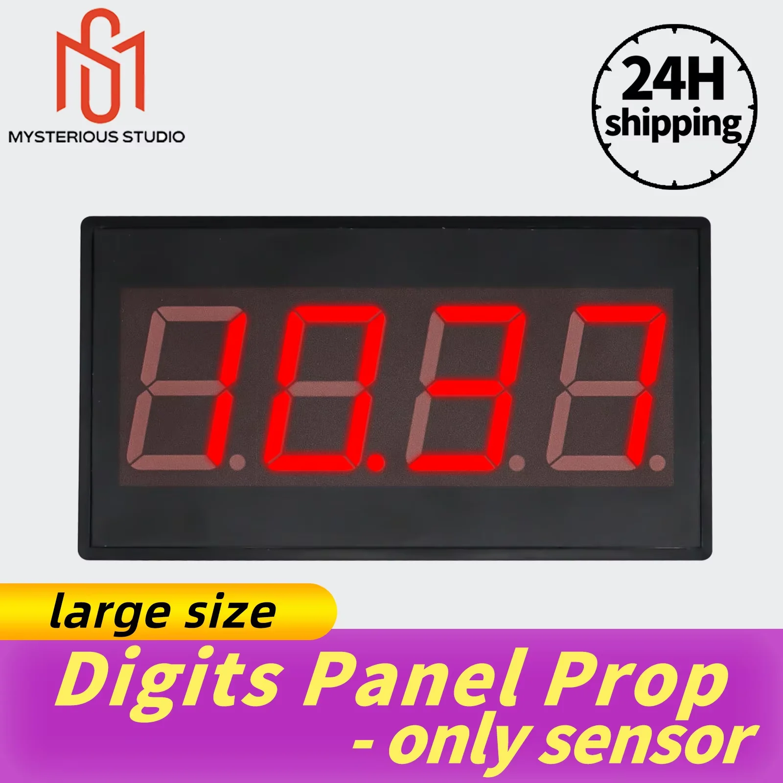 Mecán de juego de Escape de habitación secreta de estudio misterioso, accesorios, rompecabezas electrónico superb 1987 GY, Panel de dígitos de gran tamaño, solo accesorio