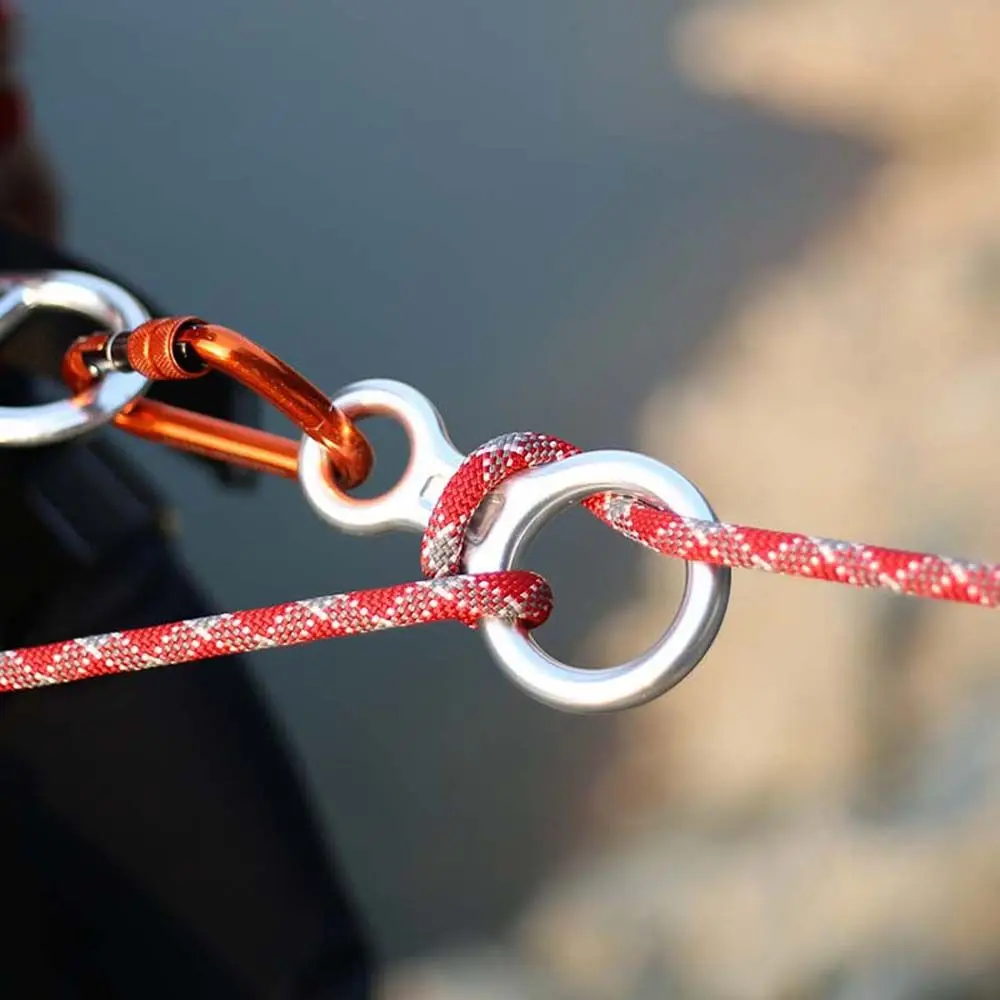 Rock Climbing Eight Ring figure 8 descender Ring Descender Eight Ring Abseiling Device Rigging Descender Downhill Equipment