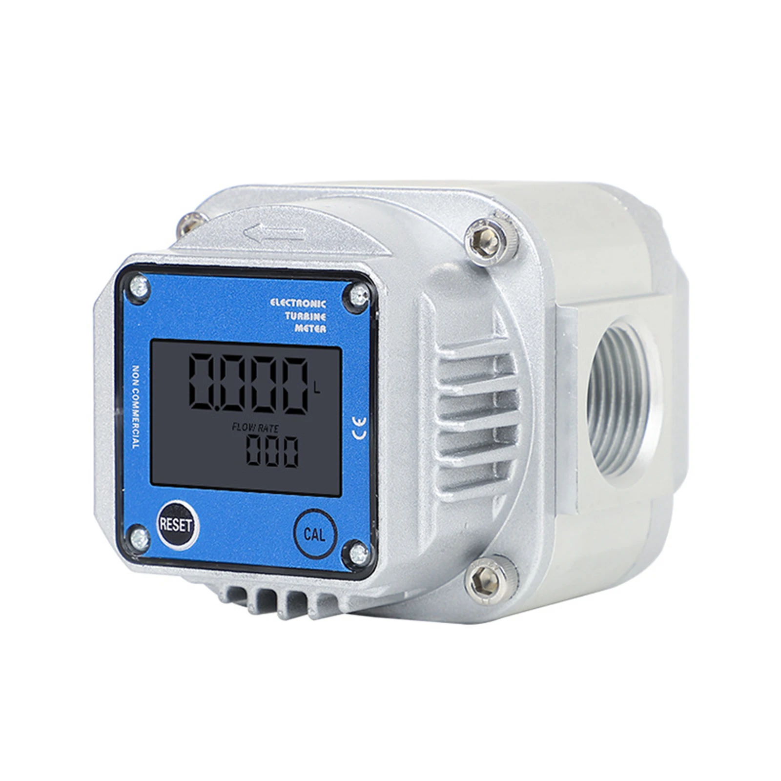 Medidor de Flujo de Gas Dn15 Dn20 Dn25 Medidor de Flujo de Raízes de Pantalla Digital Electrónica de Alta Precisión para Aire Comprimido de Oxígeno de Gas Natural el