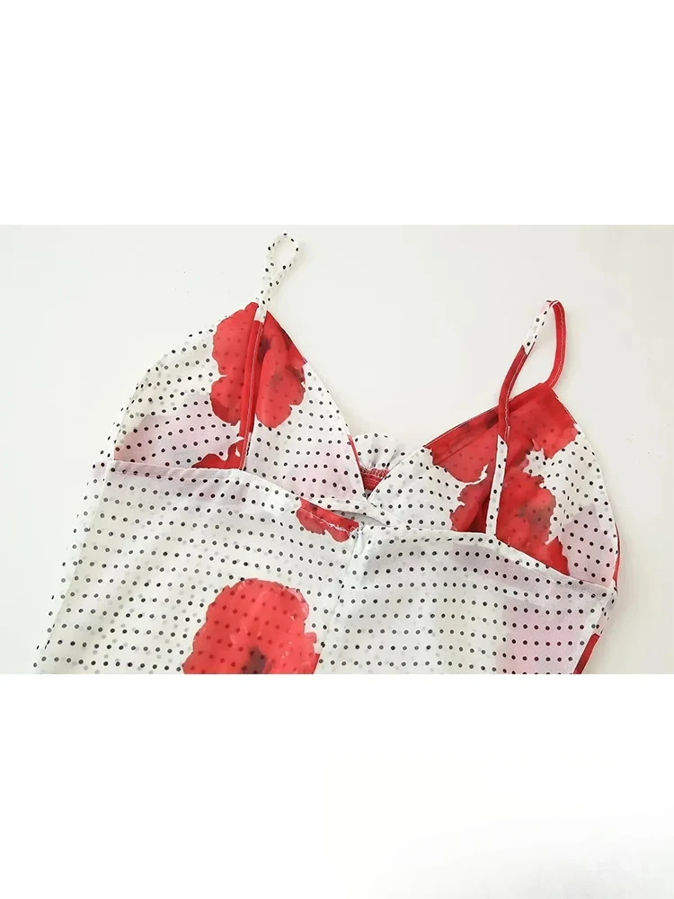 ชุดเดรสยาวสไตล์เซ็กซี่ชายหาด แบรนด์ KONDALA ลายดอกไม้ แขนกุด ซิป ดีไซน์เข้ารูป แฟชั่นฤดูใบไม้ผลิ-ฤดูร้อน 2025 ชุดเดรสหรูหรา