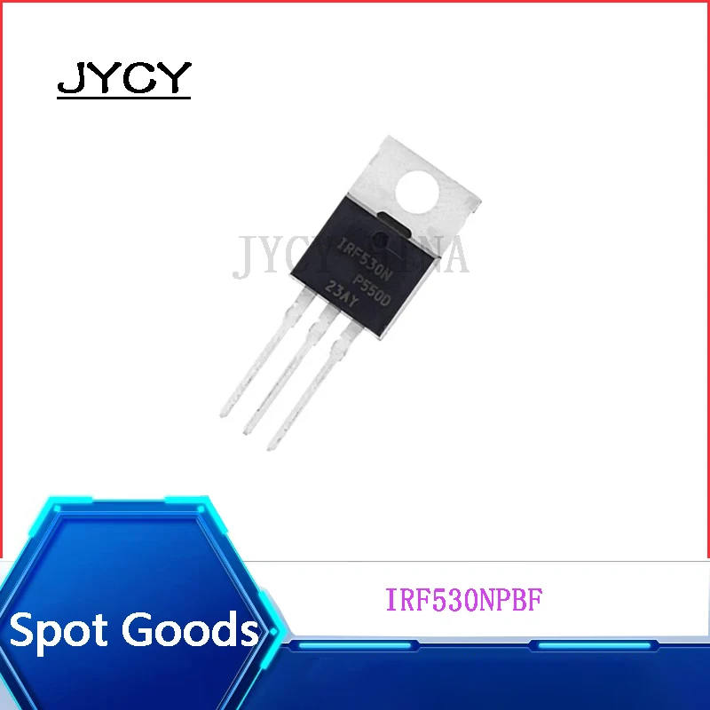 5PCS IRF530NPBF  NEW IRF530N MOSFET NPN transistor TO220 100V 17A